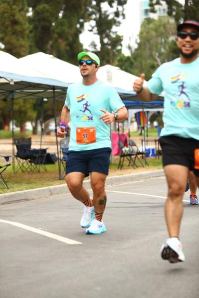 Pride 5k race photo