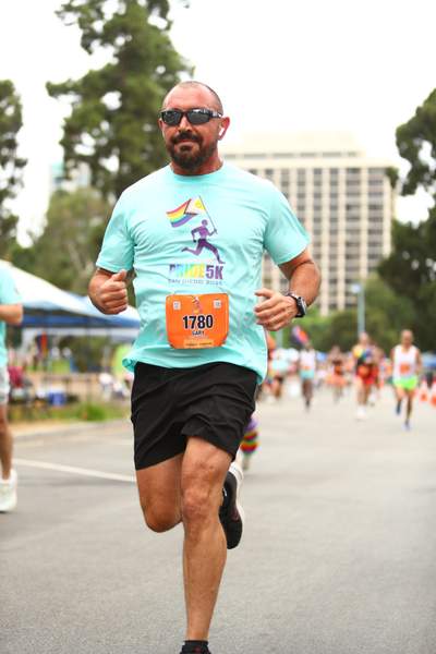 Pride 5k race photo