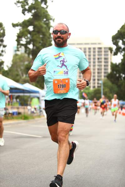 Pride 5k race photo