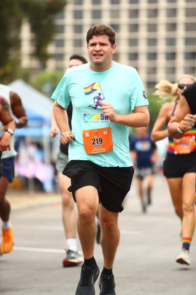 Pride 5k race photo