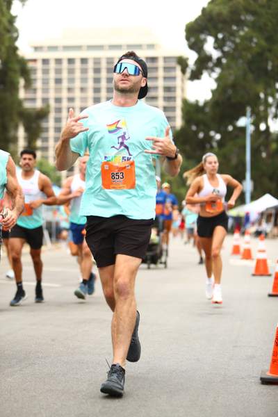 Pride 5k race photo
