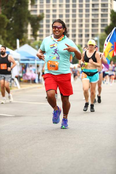 Pride 5k race photo