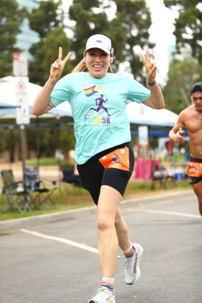 Pride 5k race photo