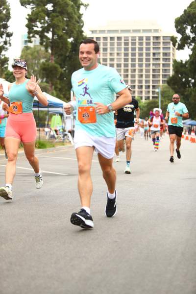 Pride 5k race photo