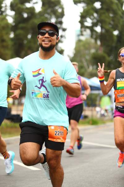 Pride 5k race photo