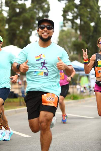 Pride 5k race photo