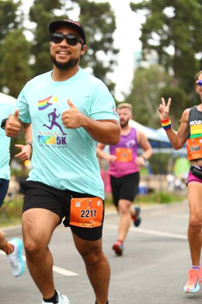 Pride 5k race photo